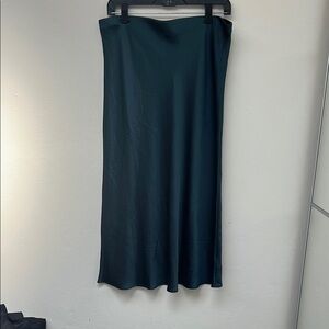 Madewell Dark Green Maxi Skirt